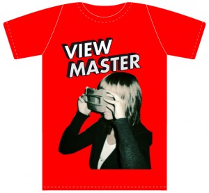T-shirt med trycket Viewmaster