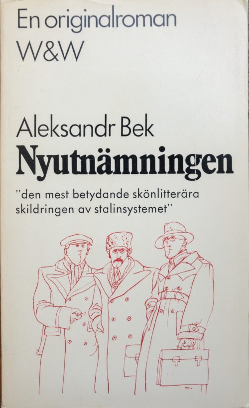 Tre illustrerade ryska män i vinterkappor